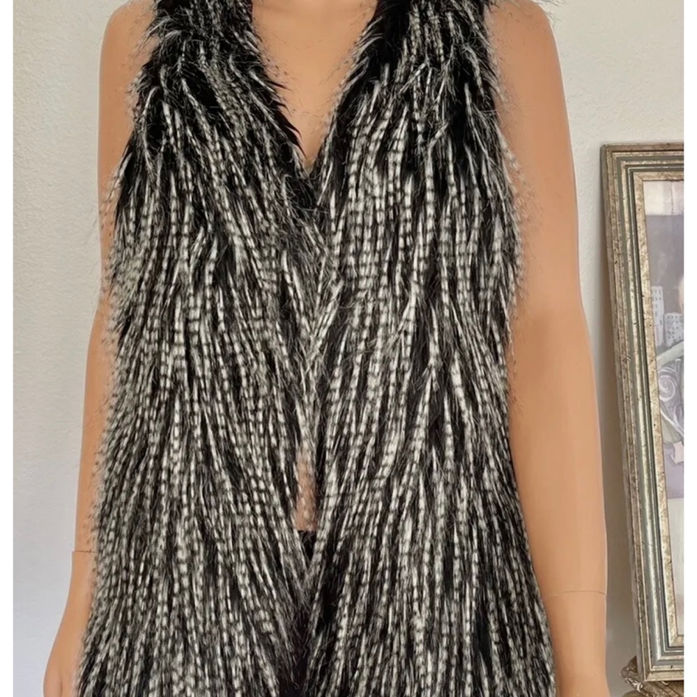 JOLT faux fur vest